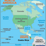 Costa Rica World Map