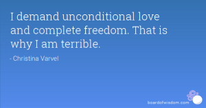 demand-unconditional-love
